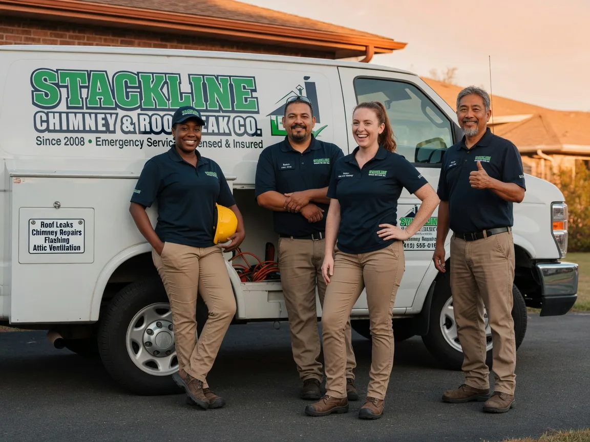 Chimney flashing repair company in Newton Center, MA
